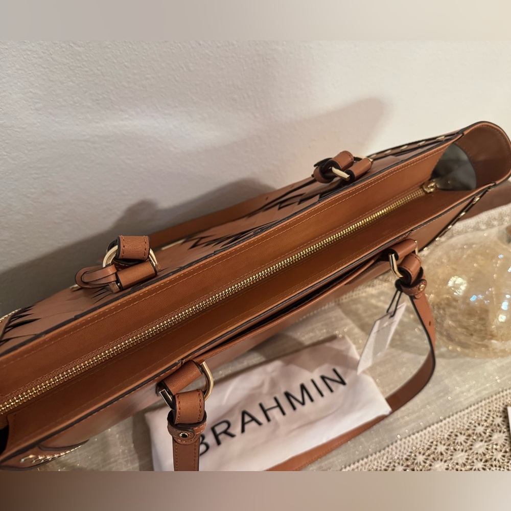 Brahmin Tan Nelani Leather Handbag NWT (see description) - Picture 5 of 15
